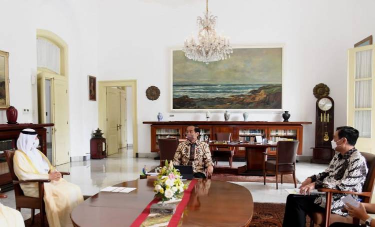 Presiden Jokowi Terima Delegasi Persatuan Emirat Arab