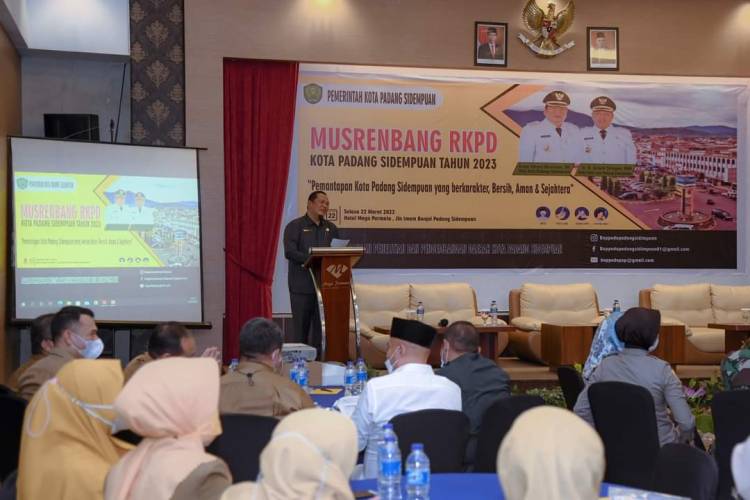 Walikota Sidempuan Buka Musrenbang RKPD Tahun 2023
