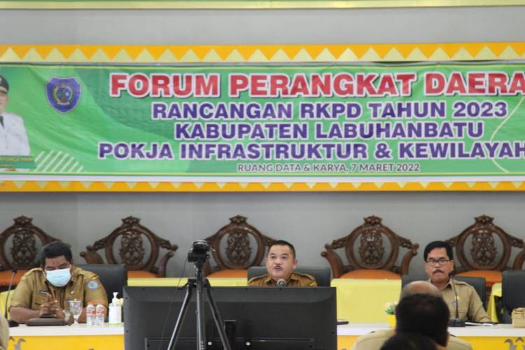 Sekdakab Labuhanbatu Buka Forum Perangkat Daerah RKPD Tahun 2023
