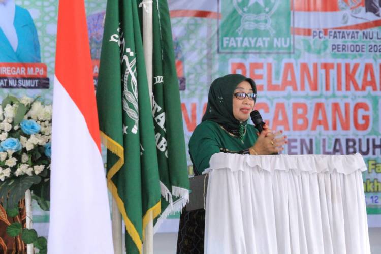 Pimpinan Cabang Fatayat NU Kabupaten Labuhanbatu Resmi Dilantik