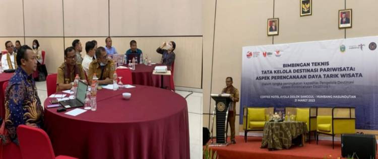 Bimtek Tata Kelola Destinasi Pariwisata Se-Kawasan Danau Toba di Humbahas