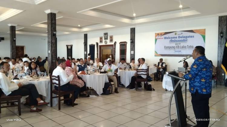 Sambut Delegasi Ambassador Goes To Kampung KB, Bupati Samosir Harapkan Promosikan Pariwisata Samosir