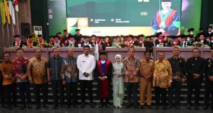 Bupati Humbahas Hadiri Pengukuhan Guru Besar USU