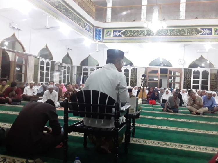 Ketua PAC GP Ansor Medan Perjuangan Dan Ketua LPM Medan Perjuangan Hadiri Kegiatan Dakwah Ustadz KH Muhammad Syauqi MZ