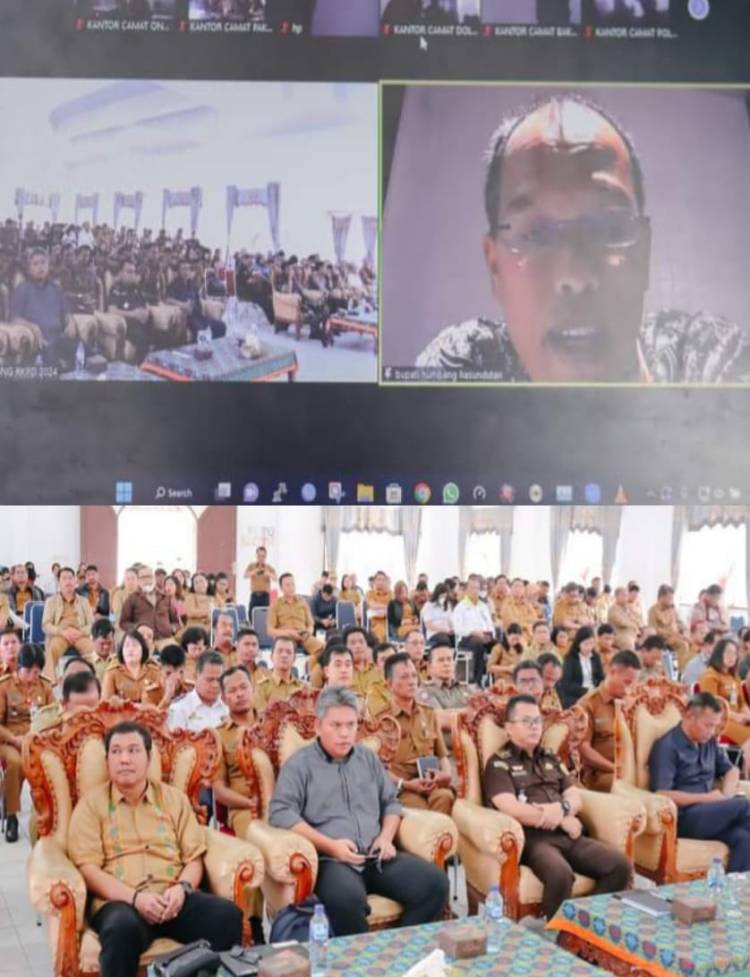 Bupati Humbahas Dosmar Banjarnahor Buka Musrenbang RKPD