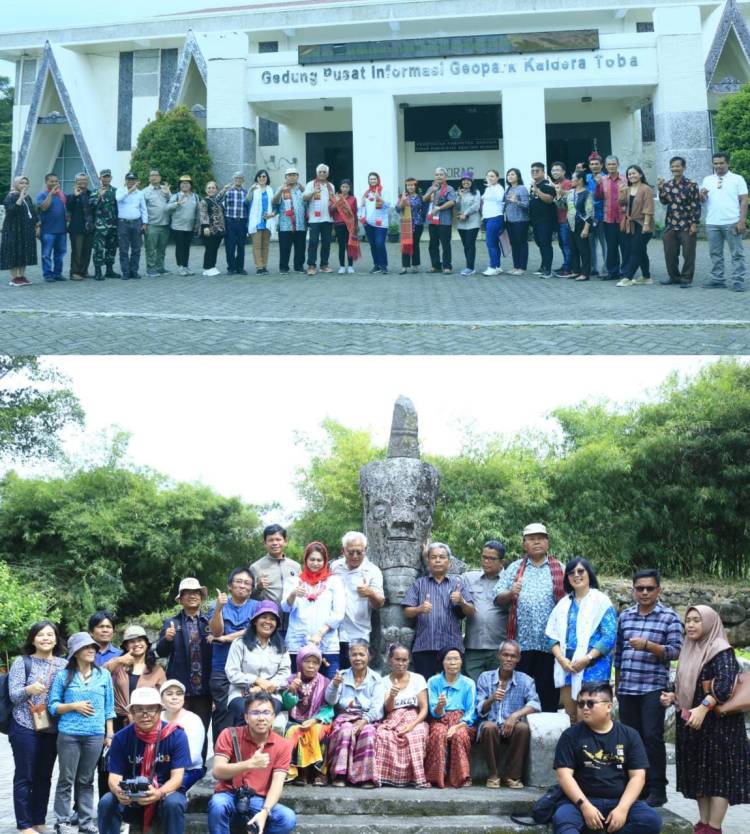Tim Pra Revalidasi Toba Caldera UGG, Tinjau Kawasan Geosite Kaldera Toba