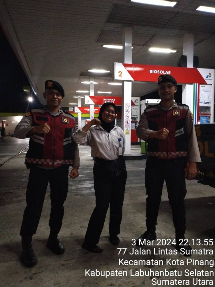 Polres Labusel Lakukan Patroli Dialogis untuk Antisipasi Aksi Kriminal