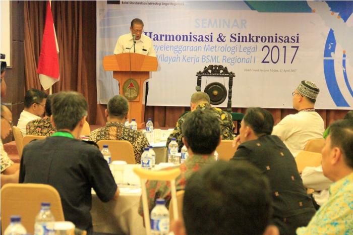 Seminar Harmonisasi dan Sinkronisasi Penyelenggaraan Metrologi Legal di Medan