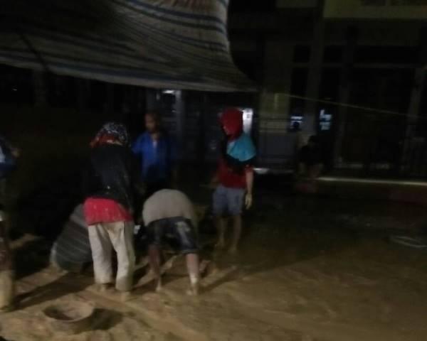 Petir Sambar Tujuh orang Warga Pangaribuan Tapanuli Utara Saat Acara Tujuh Bulanan