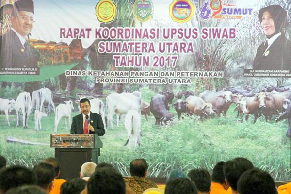 Rakor UPSUS SIWAB, Gubernur Targetkan Swasembada Daging