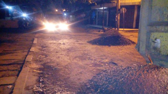 Giliran Jalan Nibung Utama Medan Diaspal