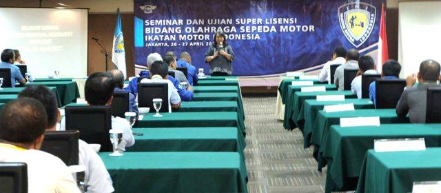 Ikatan Motor Indonesia Selenggarakan Seminar dan Ujian "Super Licence"