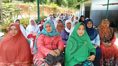 Pengurus Perwiritan Akbar di 3 Desa Kecamatan Galang Dilantik