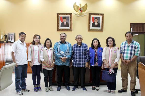 Wabup Agara Sambut Rombongan YSKI di Ruang Kerja