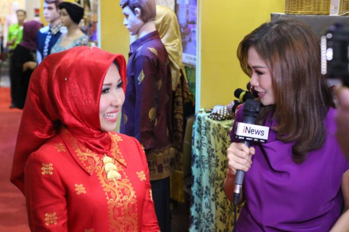 Istri Wapres Kagumi dan Apresiasi Stand Dekranasda Kota Medan