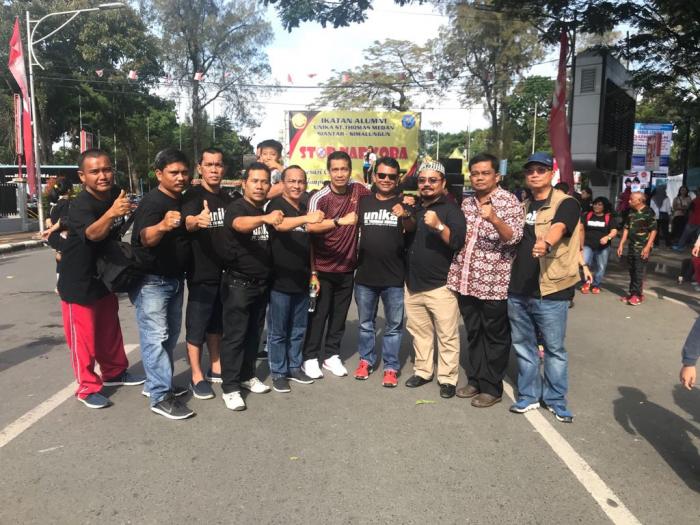 IKA ALUMNI Unika St. Thomas Cabang Siantar Simalungun Dukung Program Walikota dan Tolak Keras Narkoba 