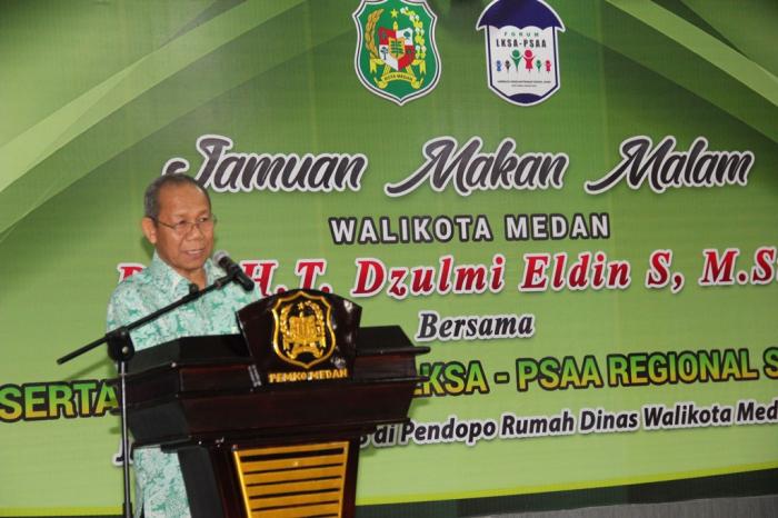 Wali Kota Jamu Makan Malam Peserta Temu Wilayah LKSA se-Sumatra