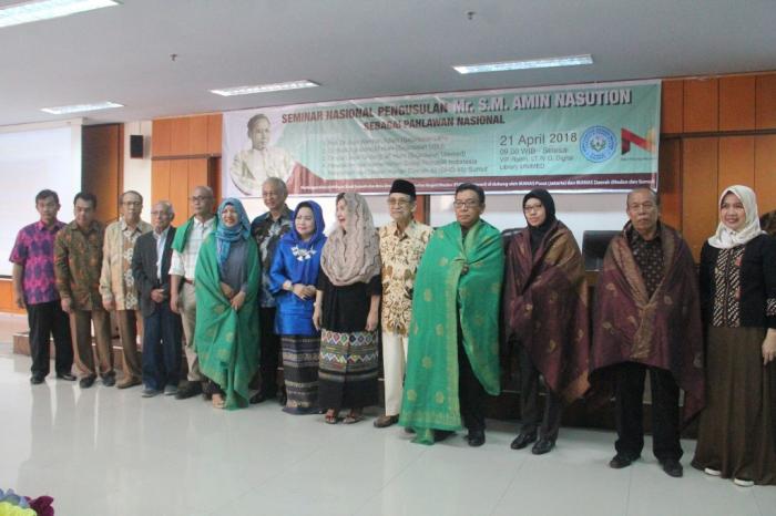 Seminar Nasional Pengusulan Mr. S. M. Amin Nasution sebagai Pahlawan Nasional