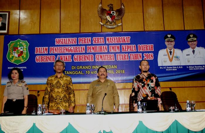 Pemko Medan Sosialisasikan Peran Masyarakat Dalam Pilgubsu