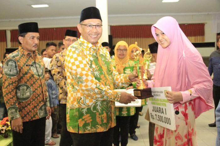 Medan Labuhan Juara Umum Festival Nasyid/Seni Qasidah 2018