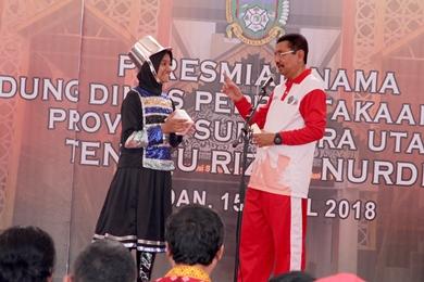 Tengku Rizal Nurdin Jadi Nama Gedung Perpustakaan dan Arsip Daerah Sumut