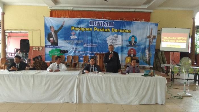 Pengurus Gereja Pentakosta Indonesia Sektor Selayang-Tuntungan Gelar Seminar Tentang 'Darah'