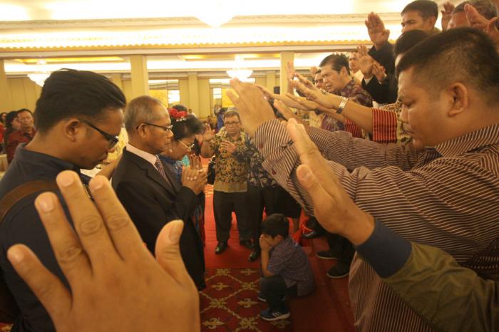 Pimpinan Gereja dan Hamba Tuhan Lintas Denominasi Doakan dan Berangkatkan Edwin P. Situmorang