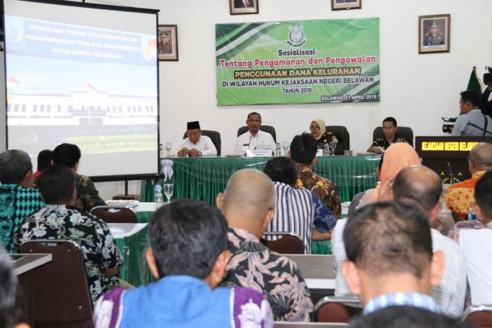 Kejari Belawan Gelar Sosialisasi TP4D Kepada 27 Lurah