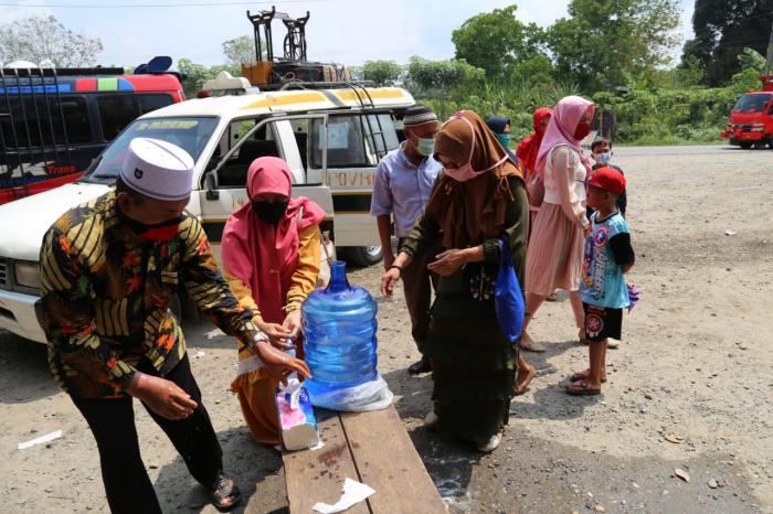 Dishub Labuhanbatu Lakukan Pengawasan Terhadap Warga Keluar Masuk Kota