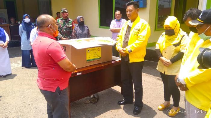 Peduli Tim Medis Covid 19, Golkar Padangsidimpuan Sumbang APD