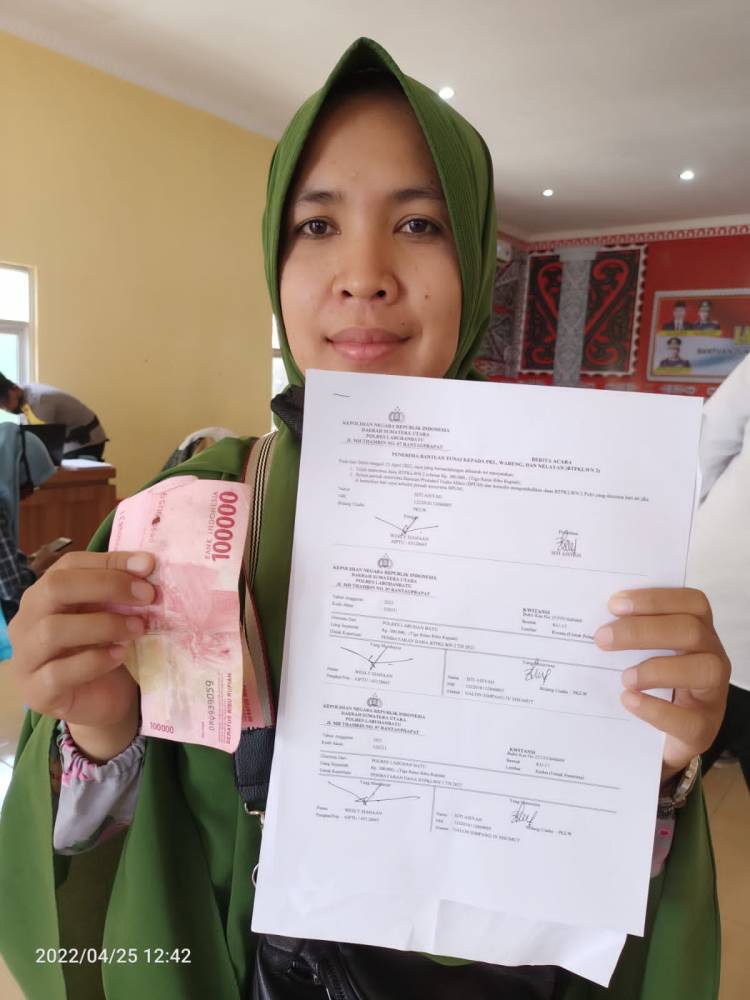 Kapolres Pantau Launching Dana BLT Khusus Pedagang Kaki Lima