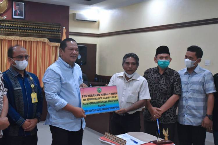Walikota Sidempuan Terima Hibah Tanah Untuk Pembangunan Desa Wisata Simatohir