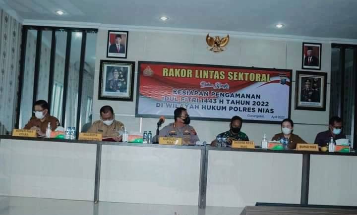 Wakil Wali Kota Gunungsitoli Hadiri Rapat Koordinasi Lintas Sektoral