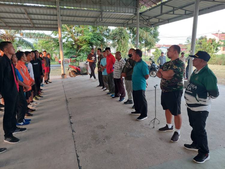 PERTINA Medan Gelar Uji Kemampuan Atlet Tinju Pemula di Sasana Manalu Boxing Camp