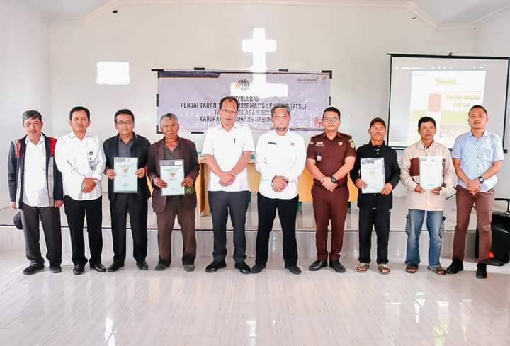 BPN Humbahas Laksanakan Penyuluhan PTSL Di Humbang Hasundutan