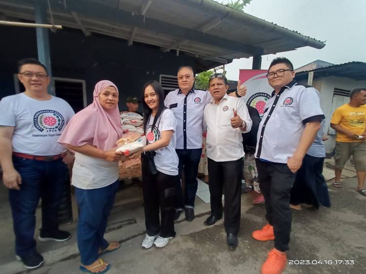 LPER Sumut berbagi Kasih di Kecamatan Sunggal