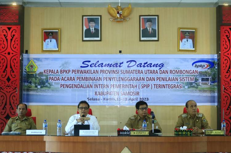 Bupati Samosir Buka Secara Resmi Pembinaan Penyelenggaraan Dan Penilaian SPIP Terintegrasi