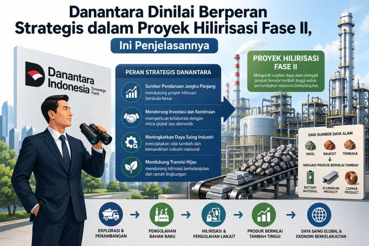 Danantara Dinilai Berperan Strategis dalam Proyek Hilirisasi Fase II, Ini Penjelasannya