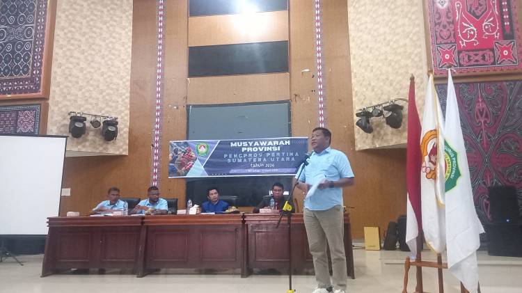 SABAM PARULIAN PARSAORAN MANALU KEMBALI TERPILIH AKLAMASI PIMPIN PERTINA SUMUT 2026-2030