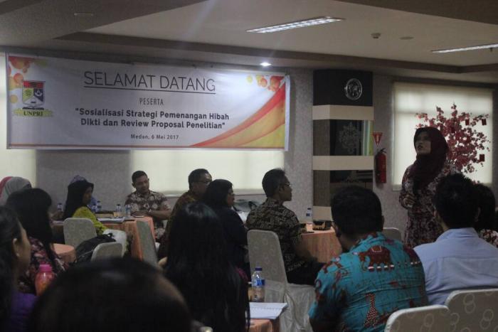 LPPM UNPRI Gelar Seminar Strategi Pemenangan Hibah Ristekdikti dan Review Proposal Penelitian