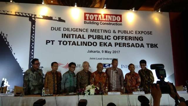 Publik Expose, Totalindo Siap Lepas 30% Saham ke Publik