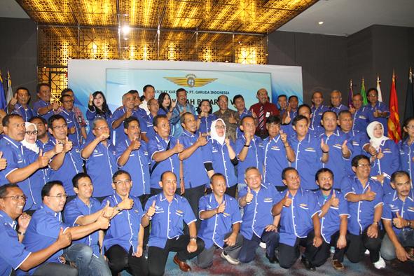 Serikat Karyawan PT Garuda Indonesia Dilantik