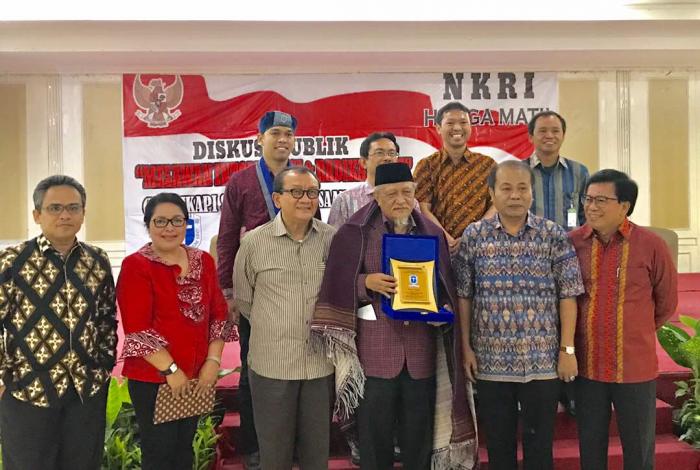 Diskusi Publik Bersama Senior GMKI dan Tokoh NU Tentang Keutuhan NKRI