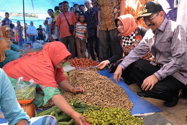 Saat Ramadhan dan Idul Fitri Pedagang Pasar Aek Godang Diminta Pertahankan Harga