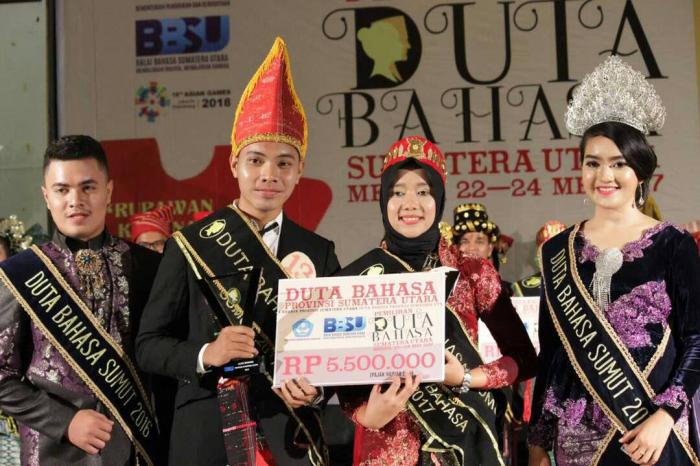 Mahasiswa Unpri Kembali Juarai Pemilihan Duta Bahasa Provinsi Sumut 2017
