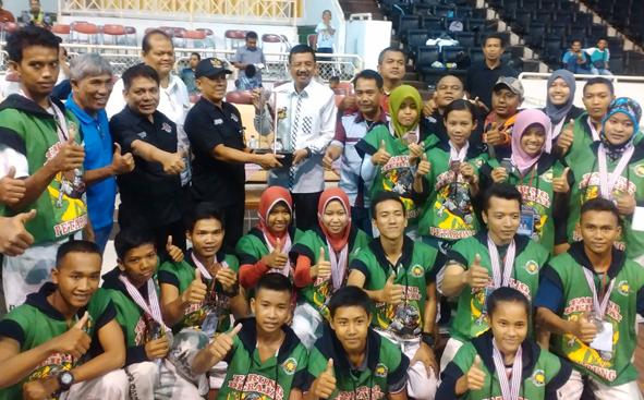 Deliserdang Juara Umum Kejurda Tarung Derajat Piala Gubernur 2017
