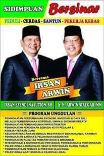 Paslon Irsan - Arwin Diserang Kampanye Hitam, Ini Klarifikasinya
