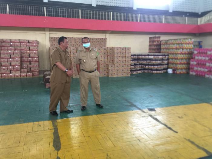 Wakil Wali Kota Tinjau Gudang Penyimpanan Bahan Kebutuhan Pokok Pasar Murah