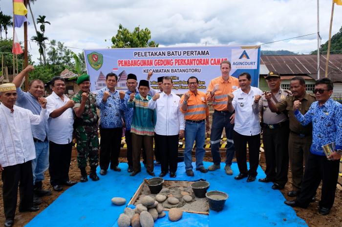 Tambang Emas Martabe Bangun Perkantoran Kecamatan Batangtoru
