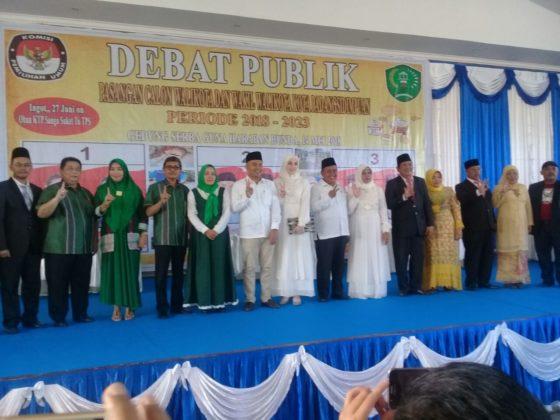 KPU Kota Padangsidimpuan Gelar Debat Publik Paslon Walikota dan Wakil Walikota